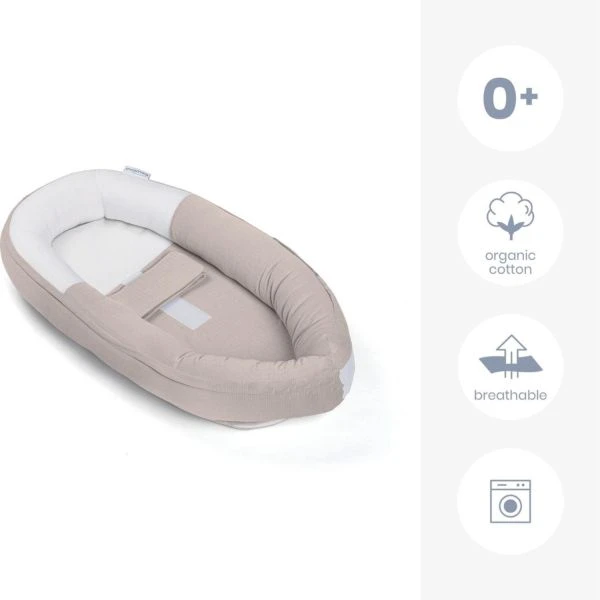Doomoo Cocoon Tetra Babynestje Sand 2 Doomoo Cocoon Tetra Babynestje Sand - Afbeelding 2