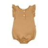 UAUA Romper Met Ruffle Mouwtjes Mostaza 1-3 Mnd