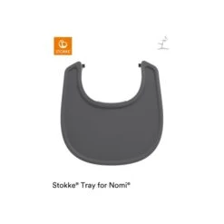 Nomi Eetblad - Anthracite -Optimaal Babyartikelen Winkel 214345 2 nomi tray anthracite top 220901 5526 rt 7bc6