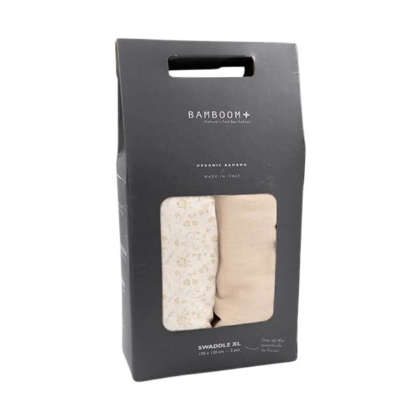 Bamboom Swaddle Jasmine 2 Stuks 1 Bamboom Swaddle Jasmine 2 Stuks