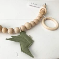 BEZISA Birds Wagenspanner Pistache Green -Optimaal Babyartikelen Winkel 8720618125453 3 867d