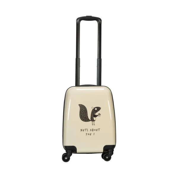 Babypark Squirrel Kinderkoffer - Bisque - 46 Cm 4 Babypark Squirrel Kinderkoffer - Bisque - 46 Cm - Afbeelding 4