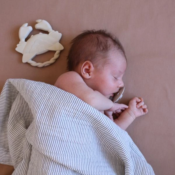 Cam Cam Copenhagen Classic Stripes Hydrofiele Doek - Blue 3 Cam Cam Copenhagen Classic Stripes Hydrofiele Doek - Blue - Afbeelding 3