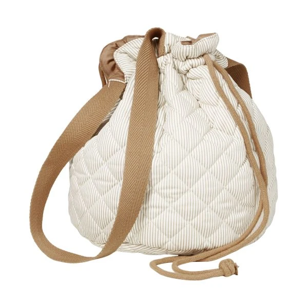 Cam Cam Copenhagen Classic Stripes Project Bag - Camel 1 Cam Cam Copenhagen Classic Stripes Project Bag - Camel