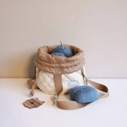 Cam Cam Copenhagen Classic Stripes Project Bag - Camel 9 Cam Cam Copenhagen Classic Stripes Project Bag - Camel -Optimaal Babyartikelen Winkel Cam Cam Copenhagen Classic Stripes Project Bag Camel 7 54a5