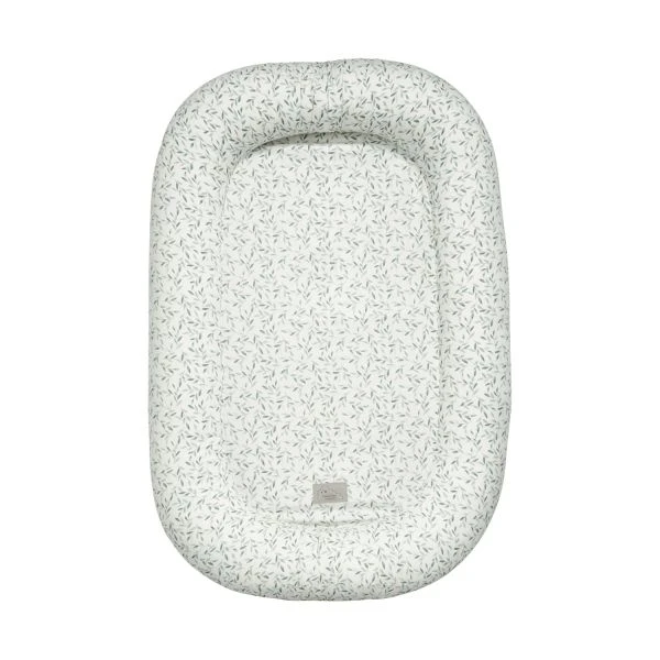 Cam Cam Copenhagen Green Leaves Babynestje 2 Cam Cam Copenhagen Green Leaves Babynestje - Afbeelding 2