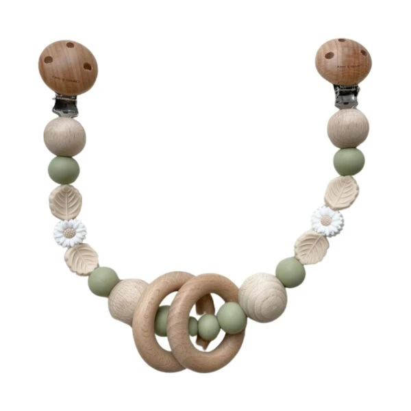 Chewies & More Daisy Kinderwagenspanner - Green 1 Chewies & More Daisy Kinderwagenspanner - Green