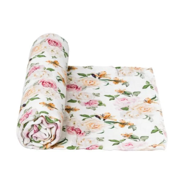 Cottonbaby Soft Roses Multidoek XL 2 Cottonbaby Soft Roses Multidoek XL - Afbeelding 2