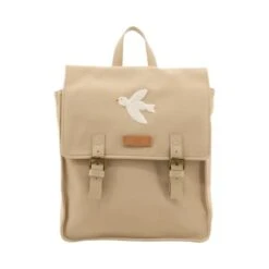 Nanami Bird Puffed Rugzak - Naturel