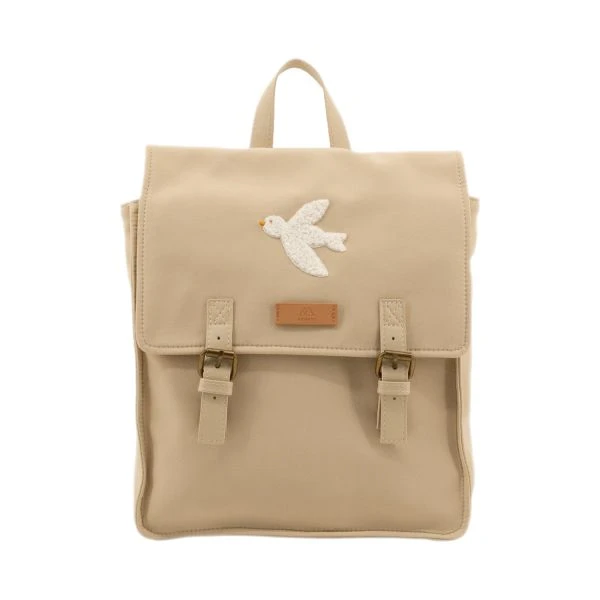 Nanami Bird Puffed Rugzak - Naturel 1 Nanami Bird Puffed Rugzak - Naturel