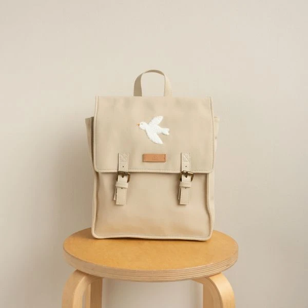 Nanami Bird Puffed Rugzak - Naturel 4 Nanami Bird Puffed Rugzak - Naturel - Afbeelding 4