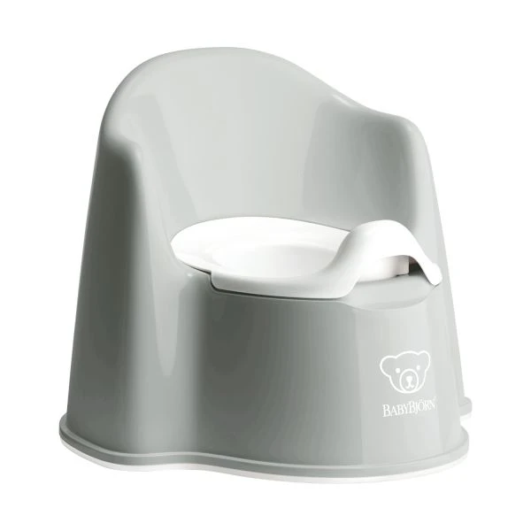 BabyBjörn Zetelpotje Grijs / Wit 1 BabyBjörn Zetelpotje Grijs / Wit
