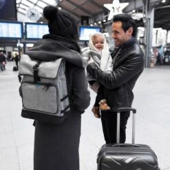 Babymoov Le Sancy Luiertas Rugzak Smokey -Optimaal Babyartikelen Winkel babymoov le sancy luierrugtas smokey 4 7493