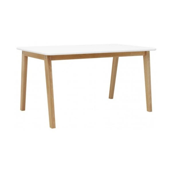 Bopita Ivar Kindertafel Rechthoekig Naturel / Wit 1 Bopita Ivar Kindertafel Rechthoekig Naturel / Wit