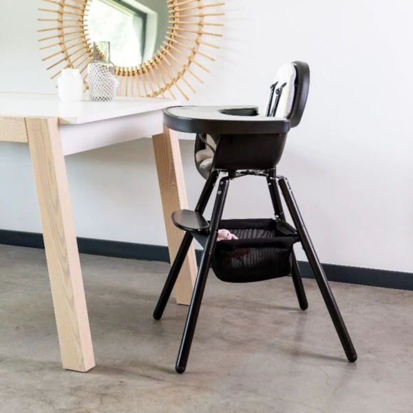 Childhome Evolu 2 Sandwich Mesh Mandje Black 3 Childhome Evolu 2 Sandwich Mesh Mandje Black - Afbeelding 3