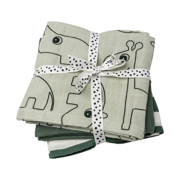 Done By Deer Deer Friends Hydrofiel Luiers Green 3 Stuks