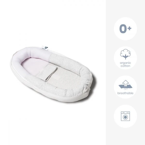 Doomoo Chine Cocoon Babynestje White 2 Doomoo Chine Cocoon Babynestje White - Afbeelding 2