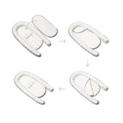 Doomoo Cocoon Pad White -Optimaal Babyartikelen Winkel doomoo cocoon pad white 2 46f2