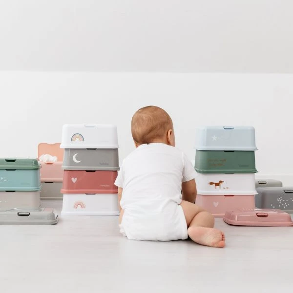 Funkybox Little Hart Easy Wipe Pale Pink 2 Funkybox Little Hart Easy Wipe Pale Pink - Afbeelding 2