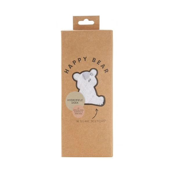 HappyBear Blue Giraffe Hydrofiel Luier 120 X 120 Cm 1 HappyBear Blue Giraffe Hydrofiel Luier 120 X 120 Cm