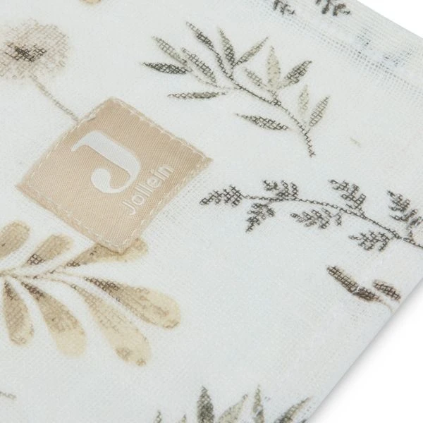 Jollein Wild Flowers Multidoek Hydrofiel Large 2 Stuks 2 Jollein Wild Flowers Multidoek Hydrofiel Large 2 Stuks - Afbeelding 2