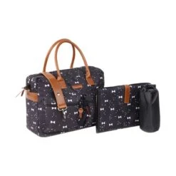 Kidzroom Bows Luiertas Black And White -Optimaal Babyartikelen Winkel kidzroom bows luiertas black and white 1 9912