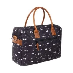 Optimaal Babyartikelen Winkel -Optimaal Babyartikelen Winkel kidzroom bows luiertas black and white 8887