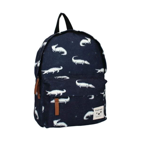 Kidzroom Wondering Wild Rugtas Navy 2 Kidzroom Wondering Wild Rugtas Navy - Afbeelding 2
