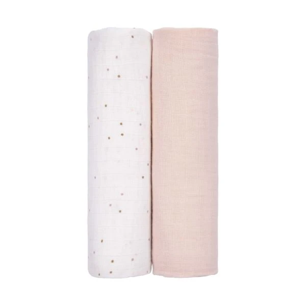 Laessig About Friends Swaddle Chinicilla Lizzy 2 Stuks 2 Laessig About Friends Swaddle Chinicilla Lizzy 2 Stuks - Afbeelding 2