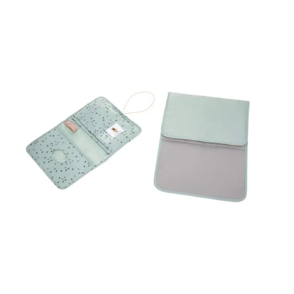 Laessig Casual Luieretui Floral Mint 4 Laessig Casual Luieretui Floral Mint - Afbeelding 4