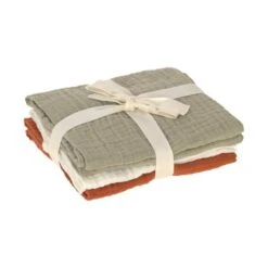 Laessig Swaddle Olive/Milky/Rust 3 Stuks -Optimaal Babyartikelen Winkel laessig swaddle olivemilkyrust 3 stuks 1 46df