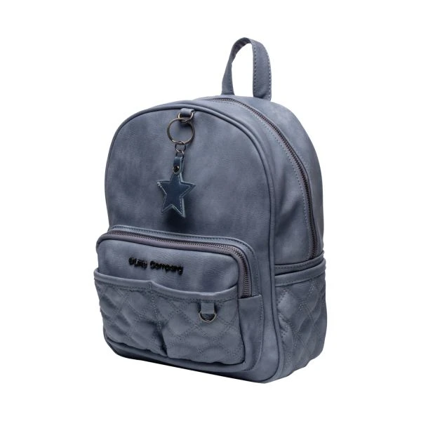 Little Company Mika Quilted Rugtas Blauw 2 Little Company Mika Quilted Rugtas Blauw - Afbeelding 2