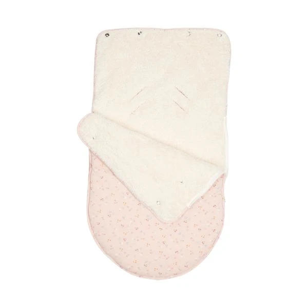 Little Dutch Little Pink Flowers Autostoel Voetenzak Donkerroze 2 Little Dutch Little Pink Flowers Autostoel Voetenzak Donkerroze - Afbeelding 2