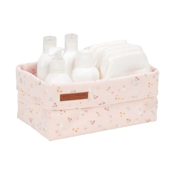 Little Dutch Little Pink Flowers Commodemandje Groot Donkerroze 2 Little Dutch Little Pink Flowers Commodemandje Groot Donkerroze - Afbeelding 2