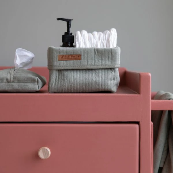 Little Dutch Pure Babydoekjeshoes Olive 2 Little Dutch Pure Babydoekjeshoes Olive - Afbeelding 2