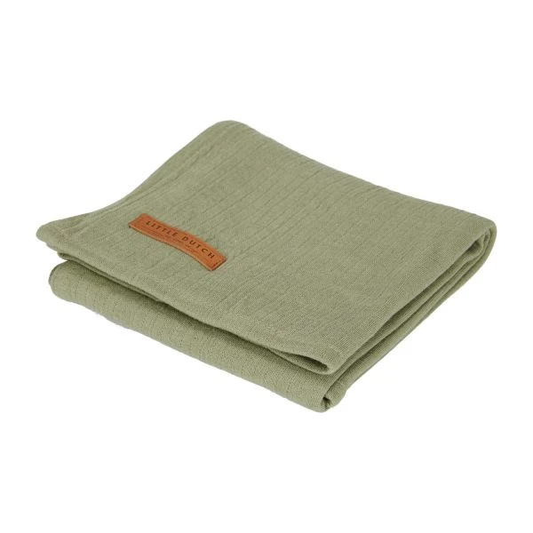 Little Dutch Pure Wikkeldoek Olive 120 X 120 Cm 1 Little Dutch Pure Wikkeldoek Olive 120 X 120 Cm