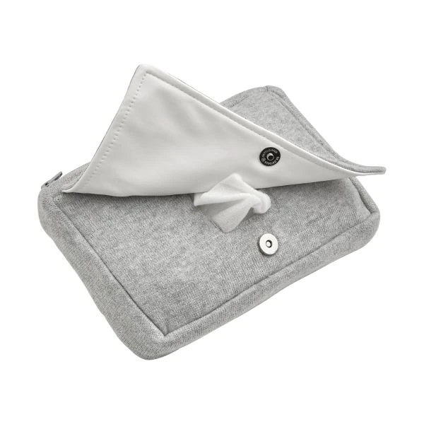 Meyco Knit Basic Billendoekjeshoes Grijs Melange 1 Meyco Knit Basic Billendoekjeshoes Grijs Melange