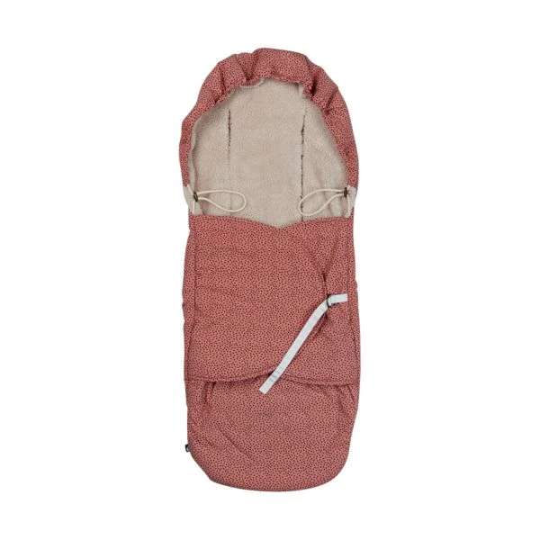 Mies & Co Cozy Dots Voetenzak Redwood 9-30 Mnd 1 Mies & Co Cozy Dots Voetenzak Redwood 9-30 Mnd