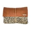 Mozz Bags Luieretui Cognac Baby Cheetah Beige