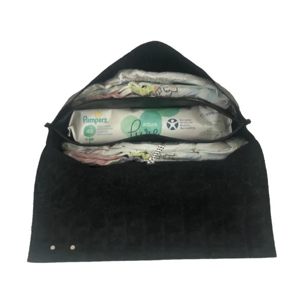 Mozz Bags Python Luieretui Antraciet 2 Mozz Bags Python Luieretui Antraciet - Afbeelding 2