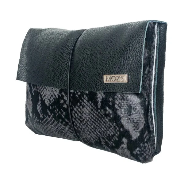 Mozz Bags Python Luieretui Antraciet 1 Mozz Bags Python Luieretui Antraciet
