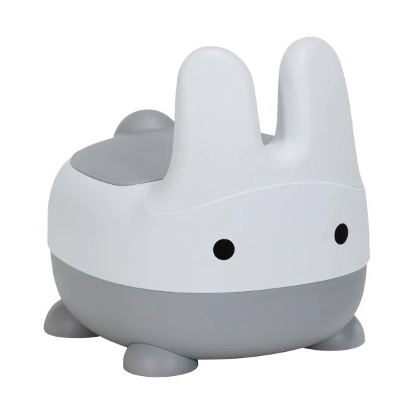 Puck Konijn Potje Wit / Grijs 1 Puck Konijn Potje Wit / Grijs