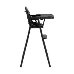 Puck Plain Kinderstoel Met Kussen Zwart -Optimaal Babyartikelen Winkel puck plain kinderstoel met kussen zwart 5 7275