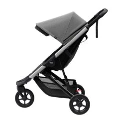 Thule Spring Zonnekap Grey Melange -Optimaal Babyartikelen Winkel thule spring zonnekap grey melange 3 546a