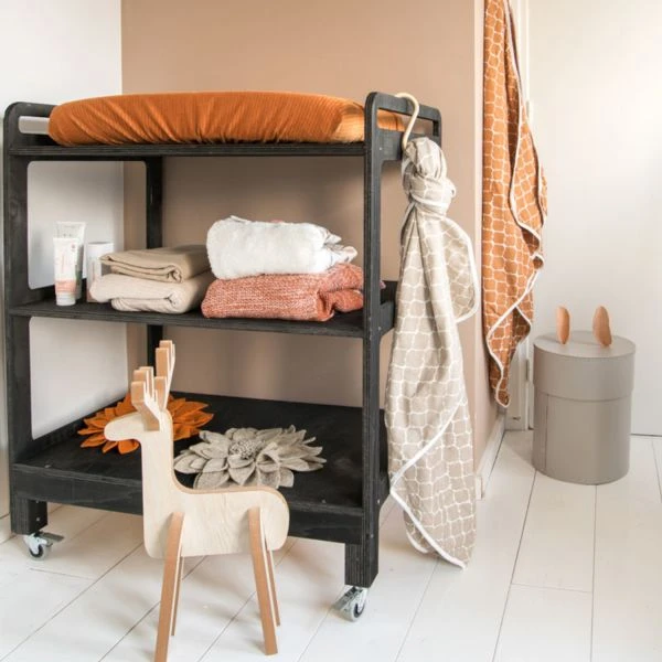 Witlof For Kids Corduroy Waskussenhoes Hazel Brown 2 Witlof For Kids Corduroy Waskussenhoes Hazel Brown - Afbeelding 2